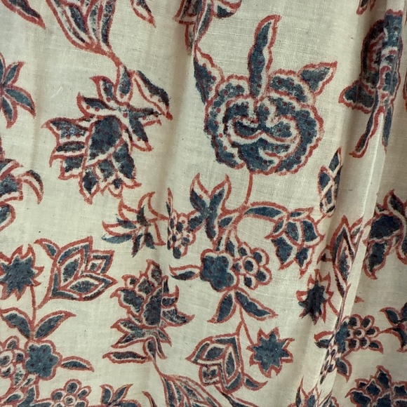 Umber & Ochre floral kalamkari peasant dress Size S - Picture 4 of 4